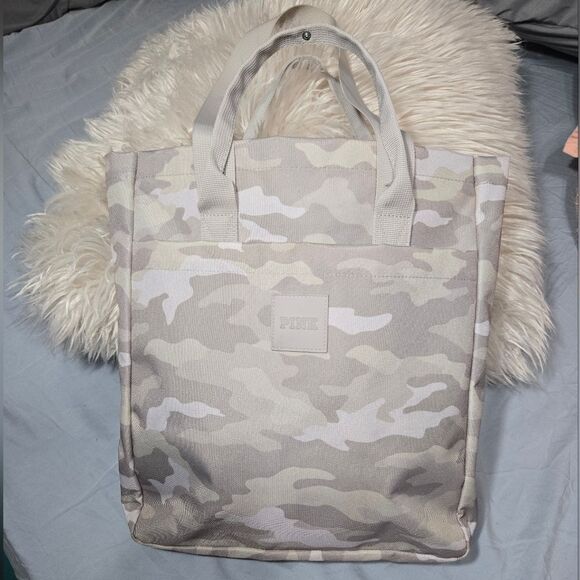 Victoria's Secret Pink Convertible Backpack Tote camo print - Picture 5 of 15